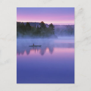 Kanada, Ontario, Algonguin Park, Kanotist på Vykort
