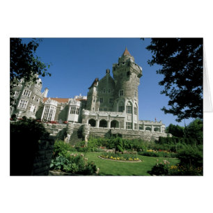 Kanada, Ontario, Toronto. Historiska Casa Loma Hälsningskort