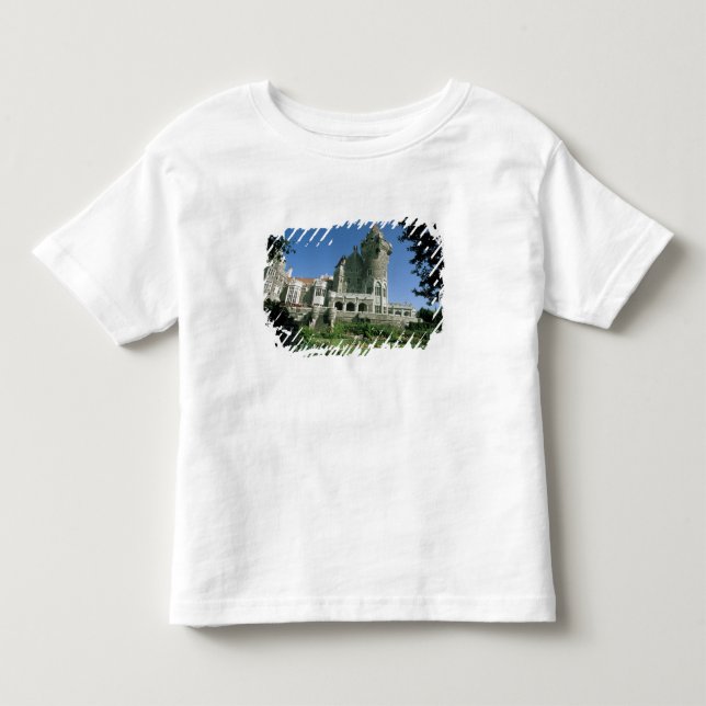 Kanada, Ontario, Toronto. Historiska Casa Loma Tee Shirt (Framsida)