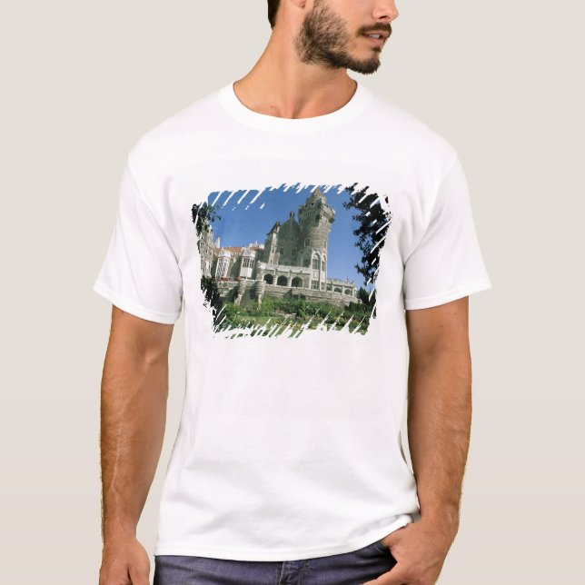 Kanada, Ontario, Toronto. Historiskt Casa Loma T-shirt (Framsida)