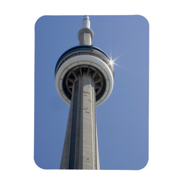 Kanada, Ontario, Toronto. Toppen av CN Tower med Magnet (Vertikal)