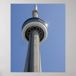 Kanada, Ontario, Toronto. Toppen av CN Tower med Poster