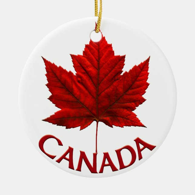 Kanada Ornament Souvenir Personlig Canada Gifts (Framsidan)