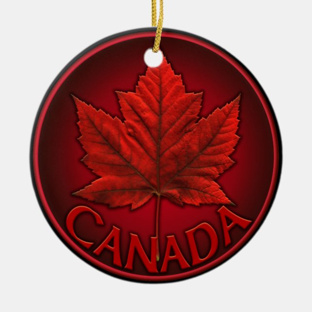 Kanada Ornament Souvenir Personlig Canada Gifts (Framsidan)