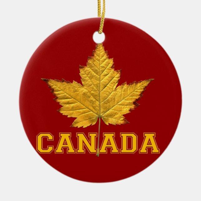 Kanada Ornament Souvenir Personlig Canada Gifts (Framsidan)