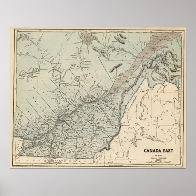 Kanada Öster Poster (Framsidan)