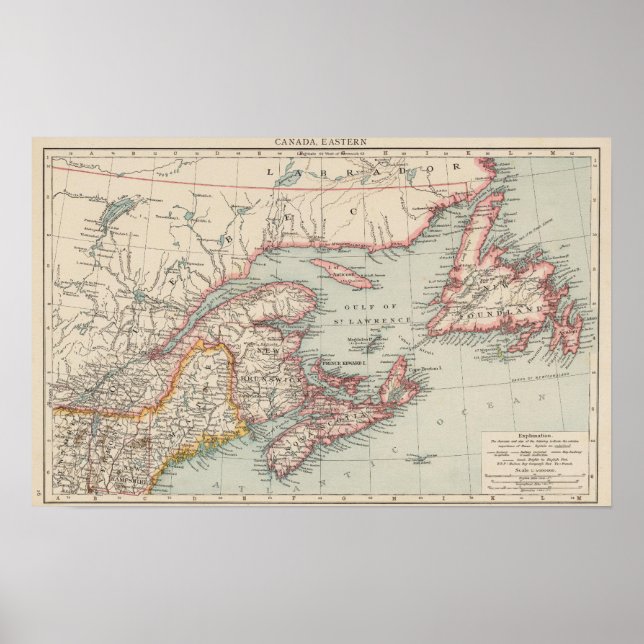 Kanada-Östra Poster (Framsidan)