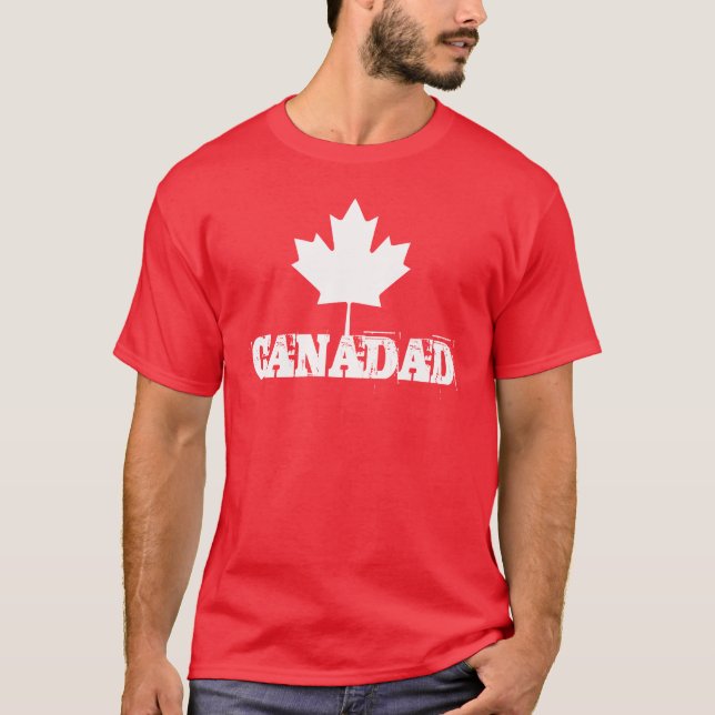 Kanada pappa - kanadensisk fars daggåva - Canadad T-shirt (Framsida)