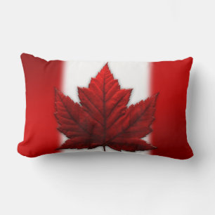 Kanada Pillow Canadian Flagga Souvenir Pillow Lumbarkudde