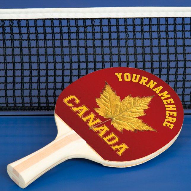 Kanada Ping Pong Paddle Universitet Kanada Anpassa Pingisracket (Insitu)