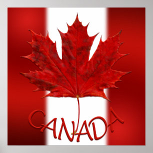 Kanada Poster Flagga Souvenir Prints & Gifts