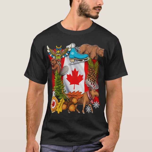 Kanada-Pride T Shirt (Framsida)