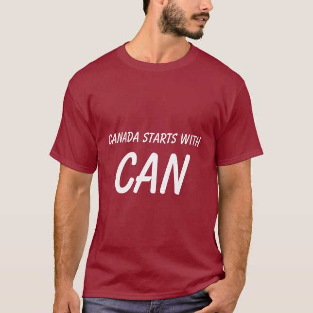 Kanada prideskjorta tee shirt (Framsida)