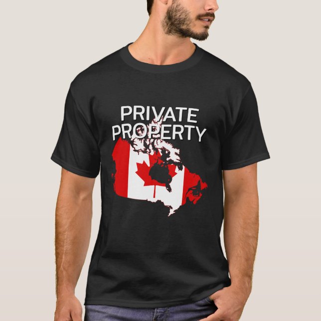 Kanada Private Egendom T Shirt (Framsida)