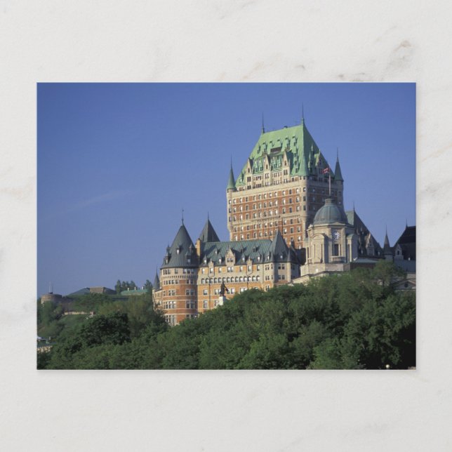 Kanada, Québec.  Chateau Frontenac. Vykort (Framsida)