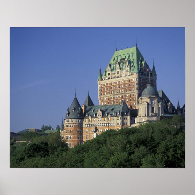 Kanada, Quebec City. Chateau Frontenac. Poster (Framsidan)