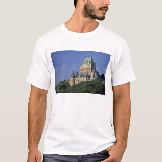 Kanada, Quebec City. Chateau Frontenac. T Shirt (Framsida)