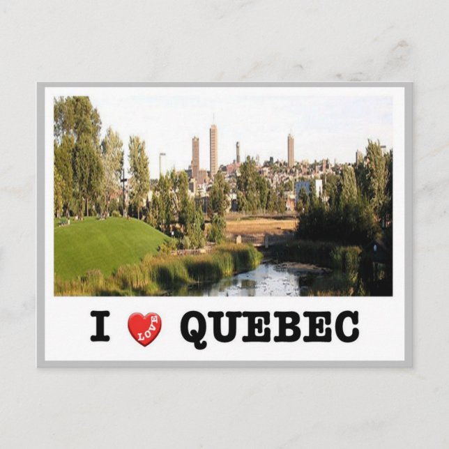 Kanada - Quebec - I Kärlek - Vykort (Framsida)