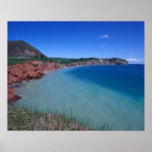 Kanada, Quebec, Magdalen Islands, Cap Ok Poster