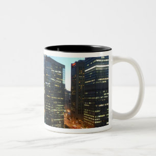 Kanada, Quebec, Montreal. Downtown Montreal, Två-Tonad Mugg