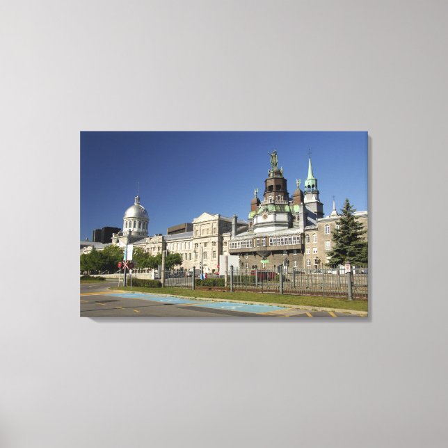 Kanada, Quebec, Montreal. Gammal Montréal Canvastryck (Framsida)