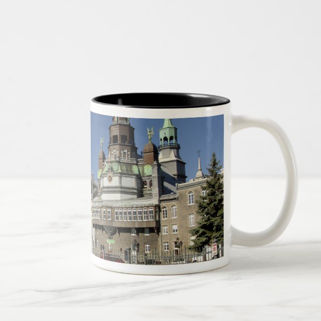 Kanada, Quebec, Montreal. Gammal Montréal Två-Tonad Mugg (Höger)