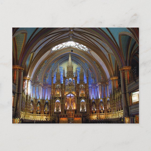 Kanada, Quebec, Montreal. Insida i noter 2 Vykort (Framsida)