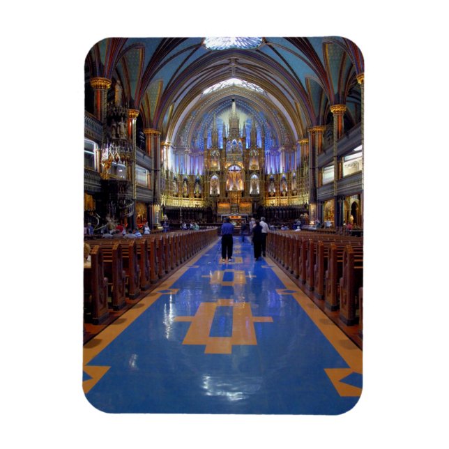 Kanada, Quebec, Montreal. Insida i notre 3 Magnet (Vertikal)