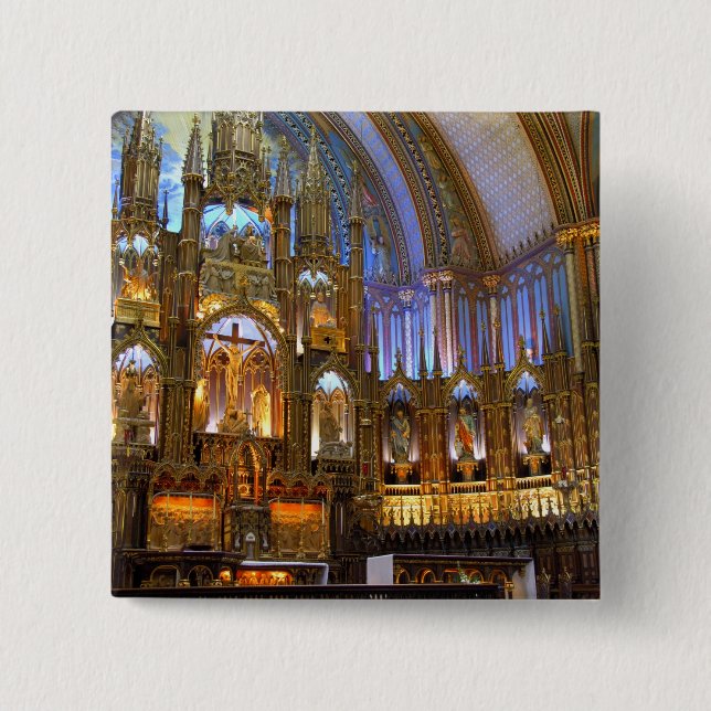 Kanada, Quebec, Montreal. Insida i Notre Knapp (Framsida)