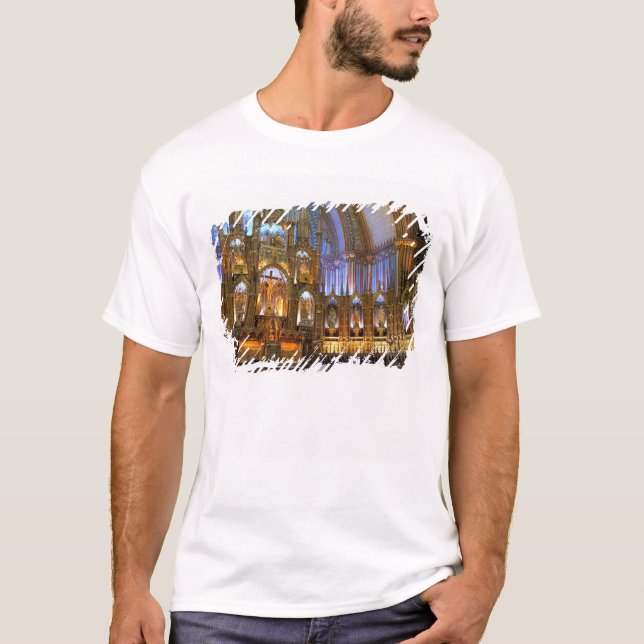 Kanada, Quebec, Montreal. Insida i Notre Tee Shirt (Framsida)