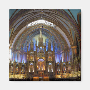 Kanada, Quebec, Montreal. Interiör av Notre 2 Magnet