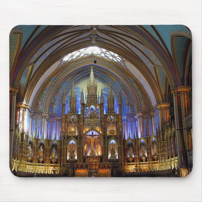 Kanada, Quebec, Montreal. Interiör av Notre 2 Musmatta (Framsidan)