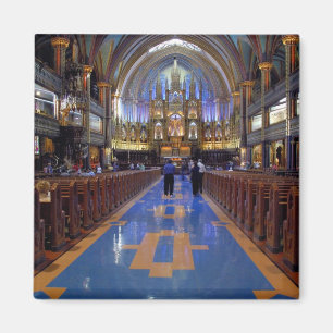 Kanada, Quebec, Montreal. Interiör av Notre 3 Magnet