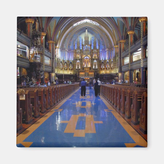 Kanada, Quebec, Montreal. Interiör av Notre 3 Magnet (Framsidan)