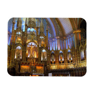 Kanada, Quebec, Montreal. Interiör av Notre Magnet