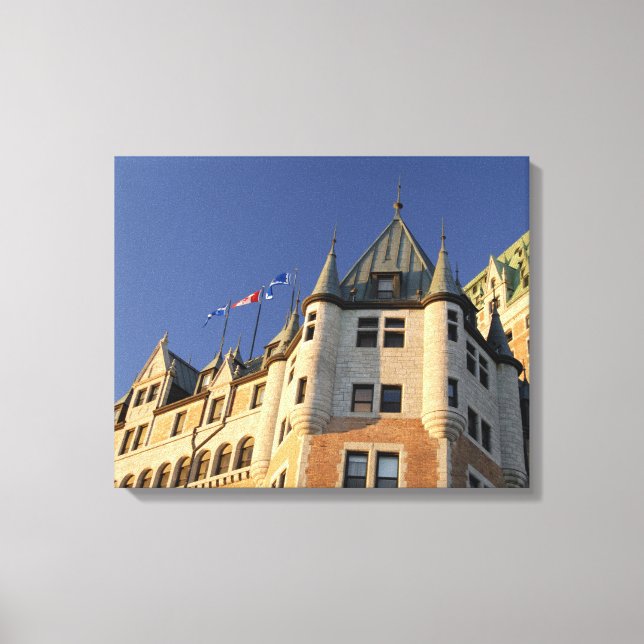 Kanada, Quebec, Quebec City. Fairmont Chateau Canvastryck (Framsida)