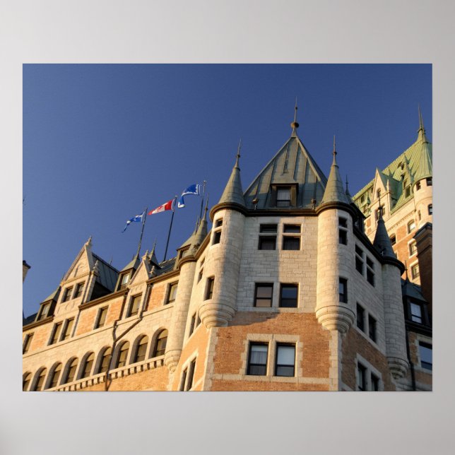 Kanada, Quebec, Quebec City. Fairmont Chateau Poster (Framsidan)
