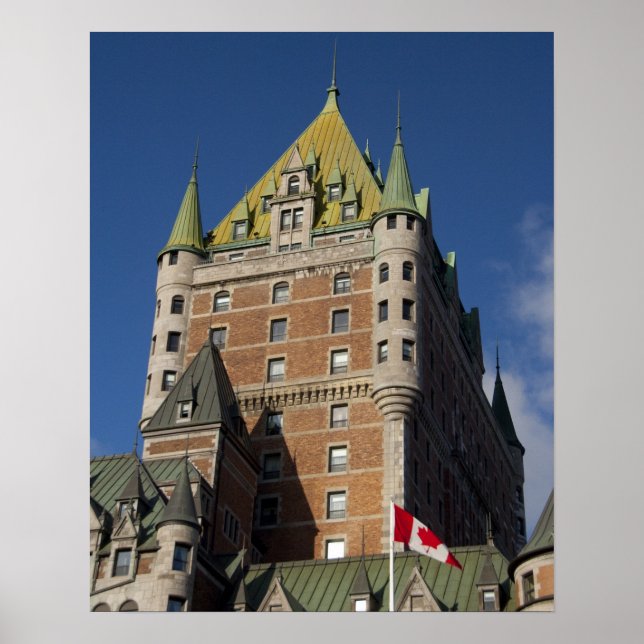 Kanada, Quebec, Quebec City. Fairmont Chateau Poster (Framsidan)