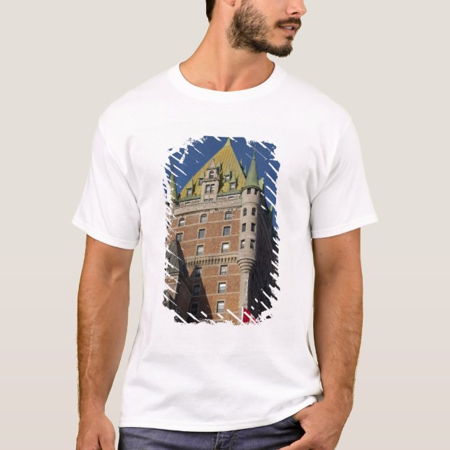Kanada, Quebec, Quebec City. Fairmont Chateau T Shirt (Framsida)