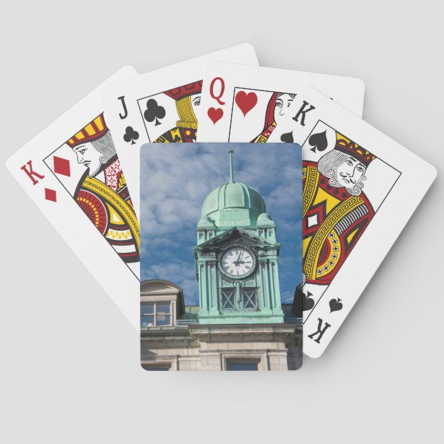 Kanada, Quebec, Quebec City. Hamnmyndighet Spel Kort (Baksidan)