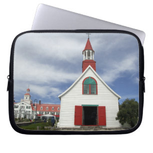 Kanada, Quebec, Tadoussac. Petite Chapelle, Laptop Fodral