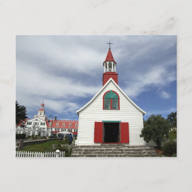 Kanada, Quebec, Tadoussac. Petite Chapelle Vykort (Framsida)