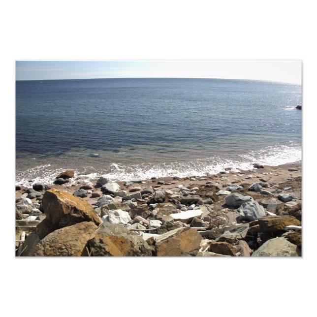 Kanada, Quebec. VIA Rail Canada tåg Fototryck (Framsidan)