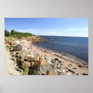 Kanada, Quebec. VIA Rail Kanada tåg 2 Poster