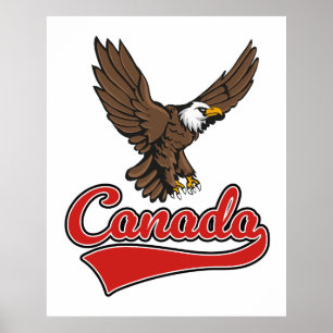 Kanada Resa logotyp Poster