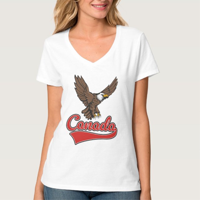 Kanada Resa logotyp T Shirt (Framsida)