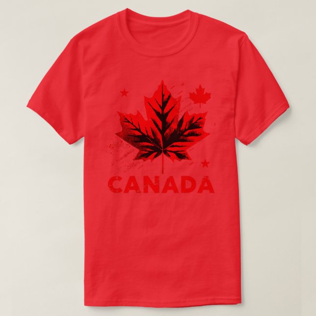 Kanada Retro Aesthetic T Shirt (Design framsida)