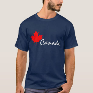 Kanada röd lönnlöv t-shirt