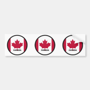 Kanada Roundel kvalitets- flagga Bildekal