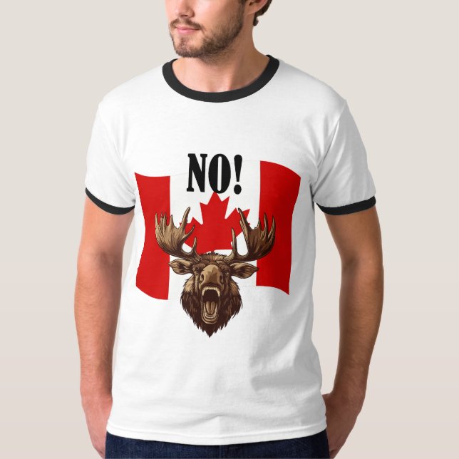 Kanada säger nr t shirt (Framsida)